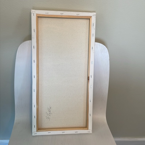 20”x10” stretched canvas landscape acrylic painting - Picture 5 of 5